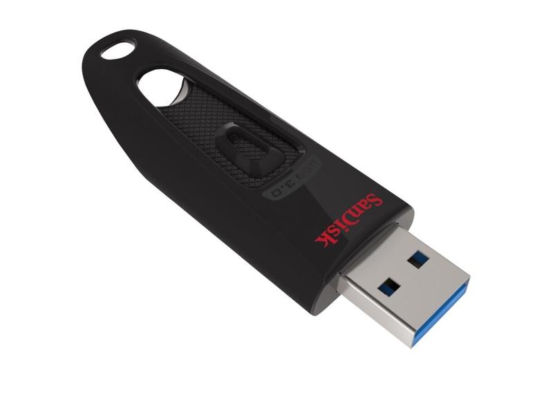 Přenosný flash disk SANDISK Ultra USB 256GB, černý (black)