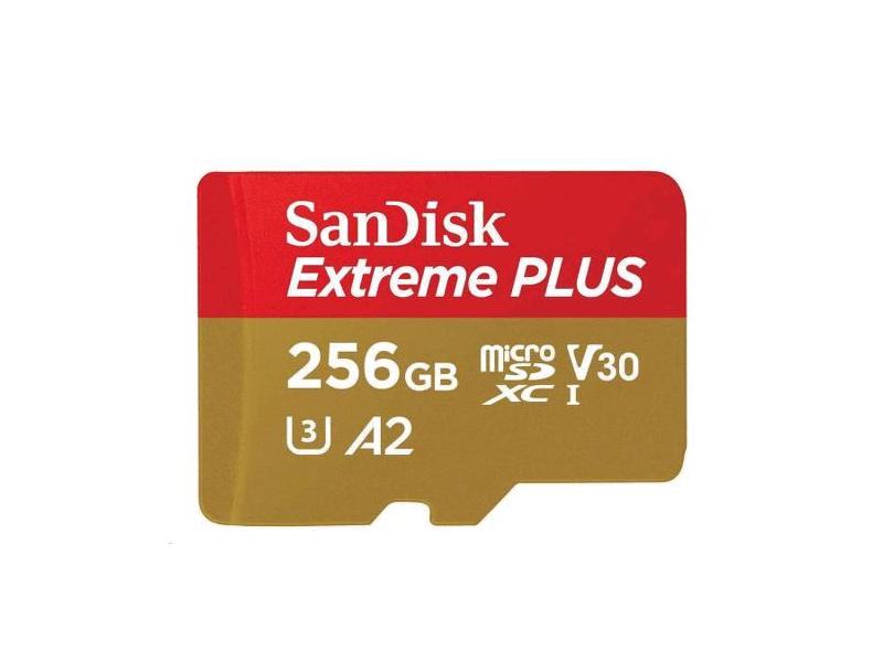 Paměťová karta SANDISK Extreme Plus microSDXC 256GB