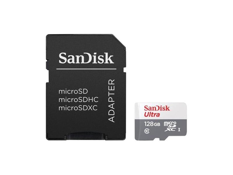 Paměťová karta SANDISK microSDXC 128GB Ultra + adaptér