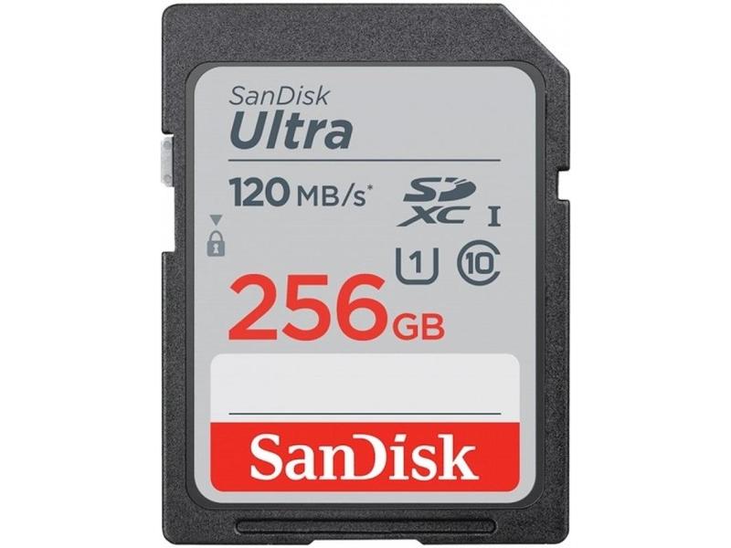 Paměťová karta SANDISK Ultra SDXC 256GB 120MB/s Class10 UHS-I