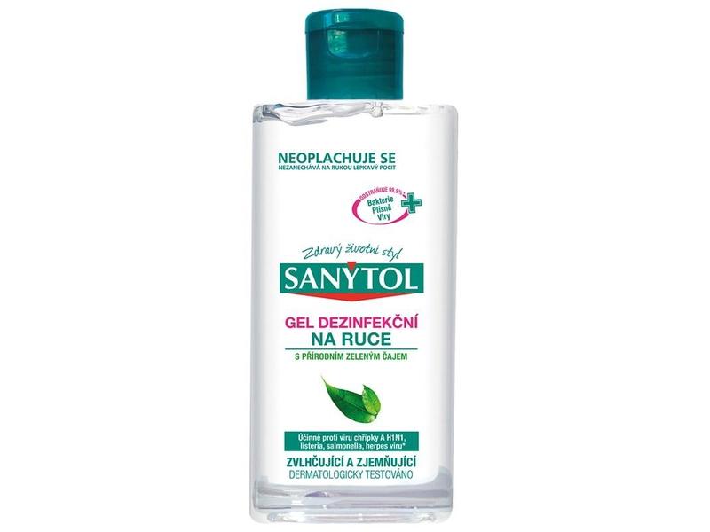 Dezinfekce SANYTOL dezinfekční gel na ruce 75 ml