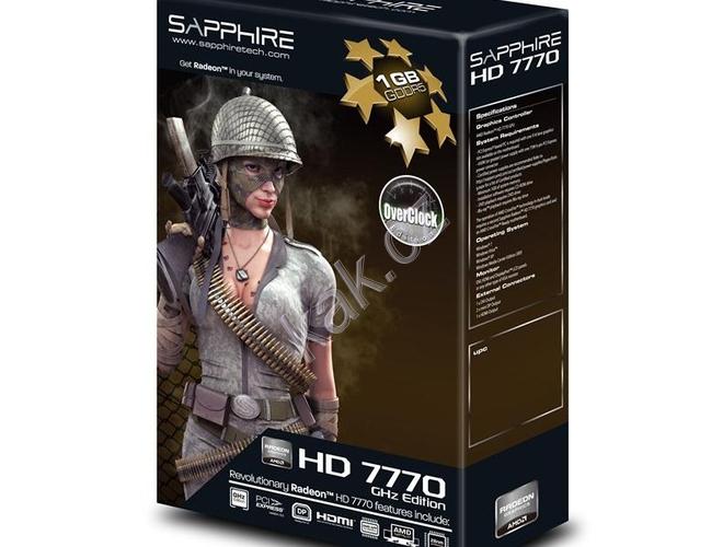 Grafická karta SAPPHIRE  VAPOR-X HD7770 GHZ EDITION 1G