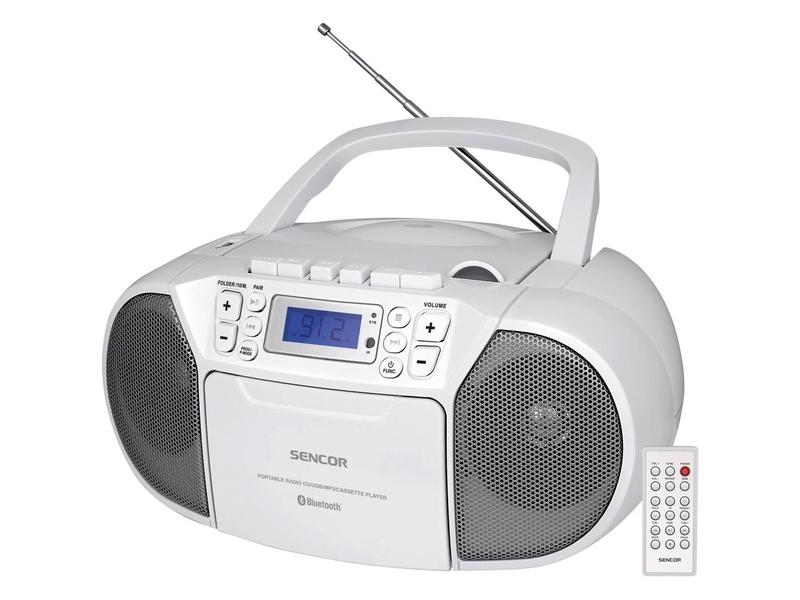 Radiopřijímač s CD SENCOR SPT 3907 W, bílá (white)