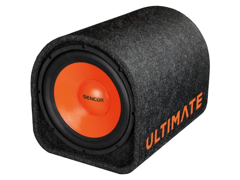 Subwoofer do auta SENCOR SCS WA1203, černá/červená (black/red)