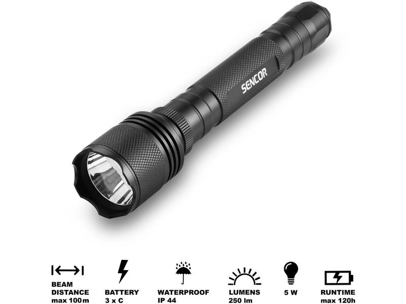 Svítilna SENCOR SLL 113 5W T6 ALU