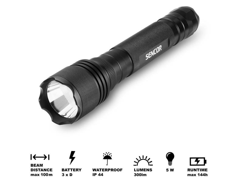 Svítilna SENCOR SLL 114 5W T6 ALU