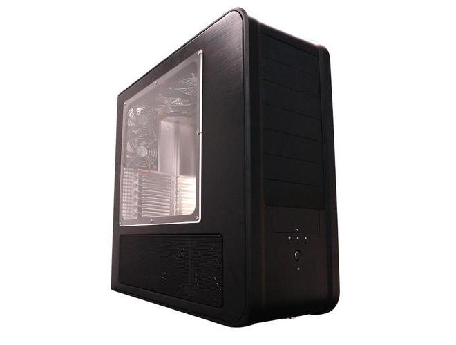 Skříň SILVERSTONE  SST-TJ07B-W Temjin, černá (black)