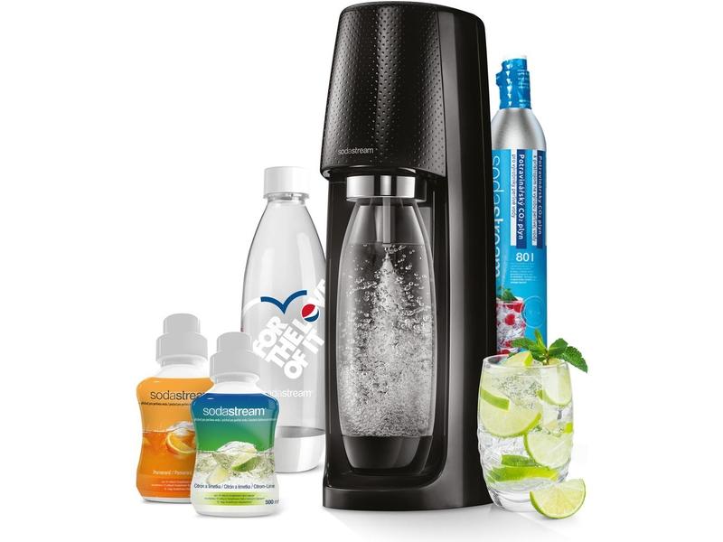 Výrobník sodové vody SODASTREAM Spirit Black PartyPack