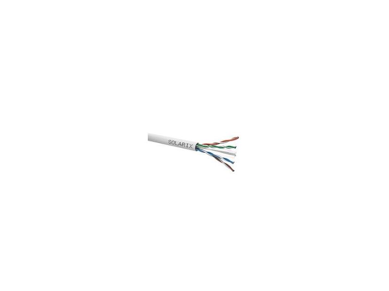  SOLARIX kabel UTP drát, Cat6, 305m, šedý