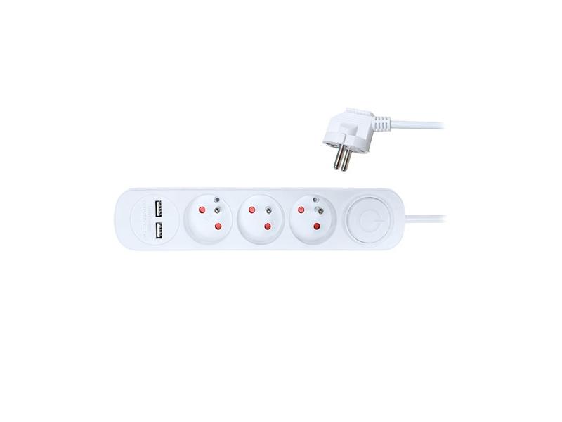 Prodlužovací přívod SOLIGHT PP111USB