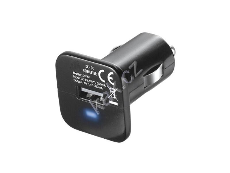 USB adaptér do autozapalovače SOLIGHT  DC14