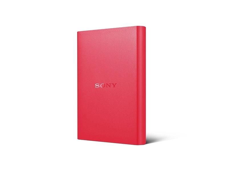 Přenosný pevný disk SONY 2.5'' externí HDD 1TB, červená (red)