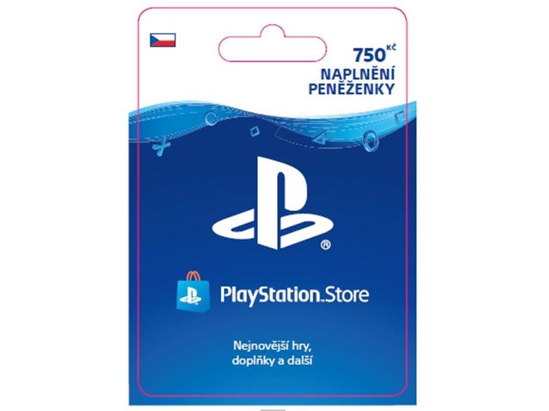 Dobíjecí karta SONY PlayStation Store - Kredit 750 Kč - CZ Digital