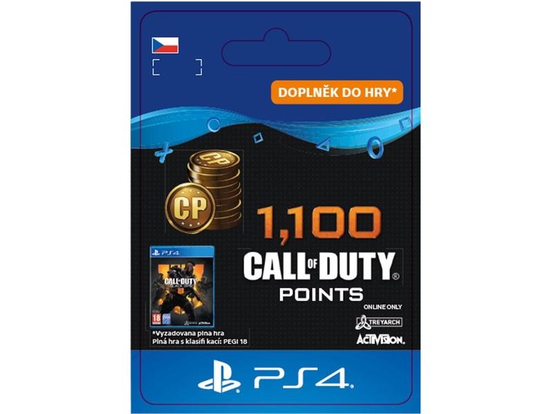 Herní doplněk SONY 1,100 Call of Duty®: Black Ops4Points