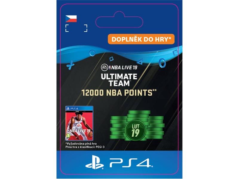 Herní doplněk SONY 12000 NBA Points - PS4 CZ ESD