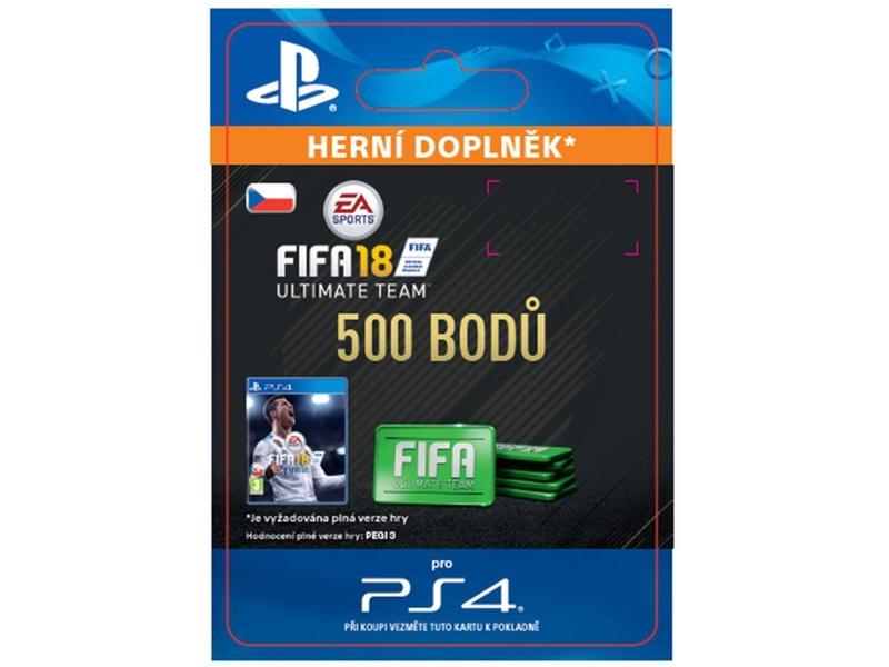 Herní doplněk SONY 500 FIFA 18 Points Pack - PS4 CZ ESD
