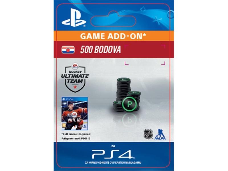 Herní doplněk SONY 500 NHL 18 Points Pack - PS4 CZ ESD