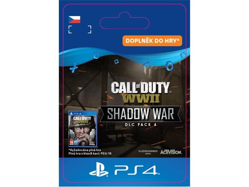 Herní doplněk SONY COD: WWII Shadow War: DLC Pack4 - PS4 CZ ESD