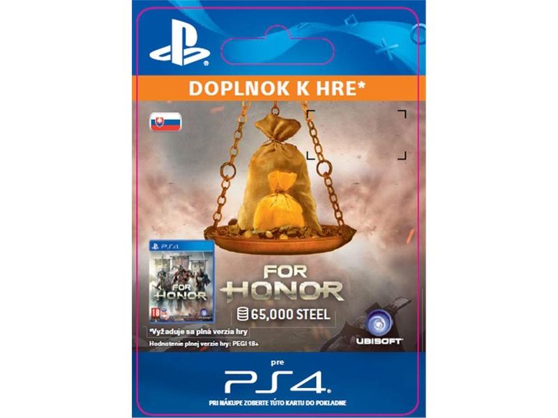 Herní doplněk SONY FOR HONOR™ 65 000 STEEL Credits Pack - PS4 CZ ESD