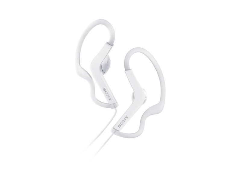 Sportovní sluchátka s klipem SONY ACTIVE MDR-AS210APW, bílá (white)