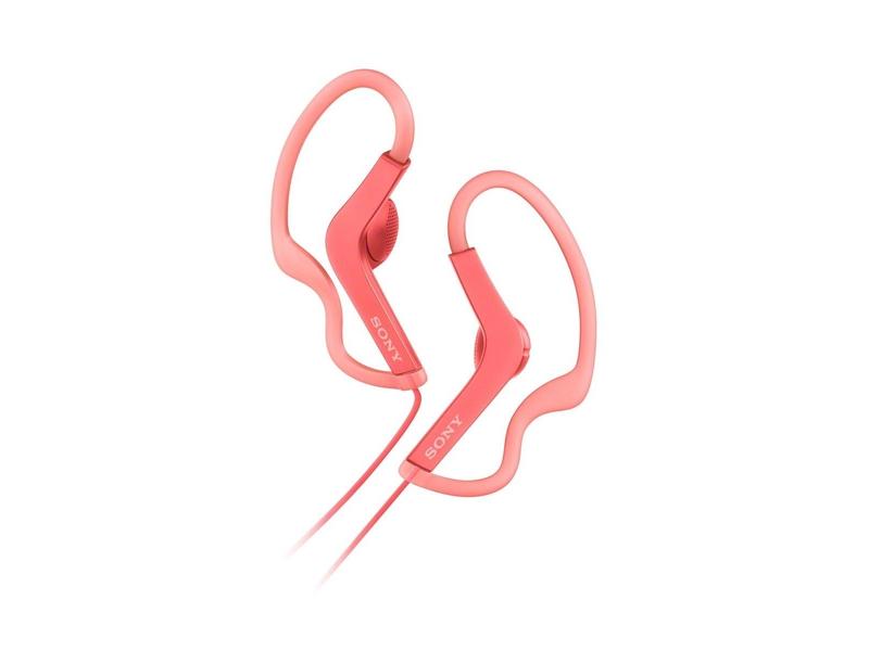 Sportovní sluchátka s klipem SONY ACTIVE MDR-AS210APP, růžová (pink)