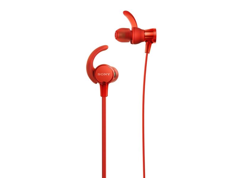 Sluchátka SONY ACTIVE MDR-XB510AS, červená (red)