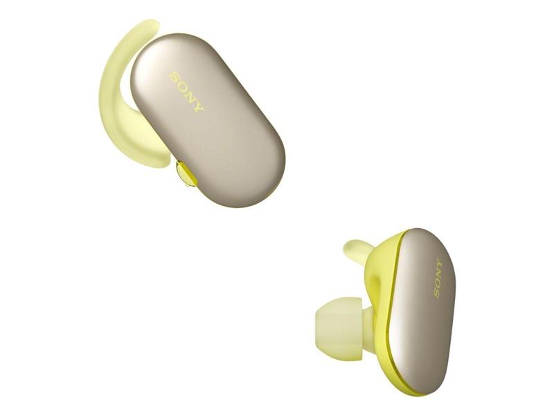 Sportovní bezdrátová sluchátka SONY WF-SP900, žluté (yellow)