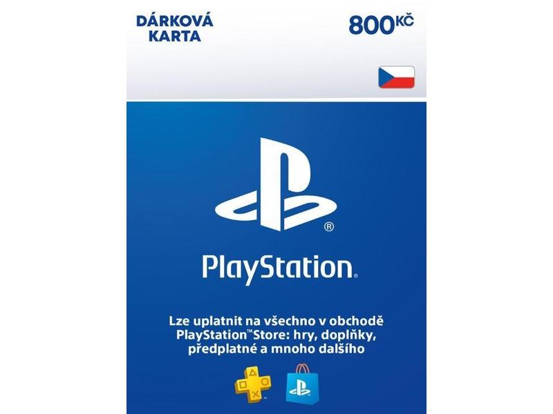 Dobíjecí karta SONY PlayStation Store - Kredit 800 Kč - CZ Digital