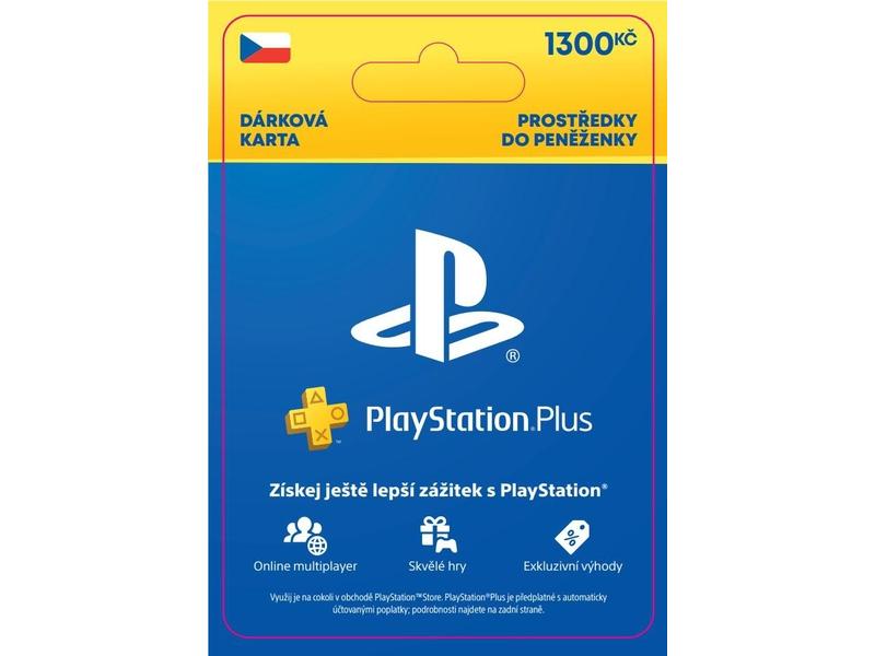 Dobíjecí karta SONY PlayStation Store - Kredit 1300 Kč - CZ Digital
