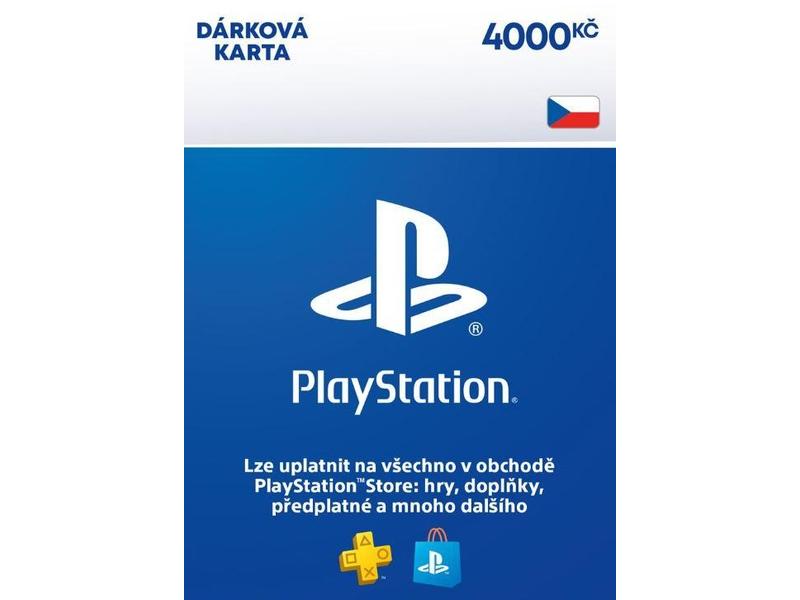 Dobíjecí karta SONY PlayStation Store - Kredit 4000 Kč - CZ Digital