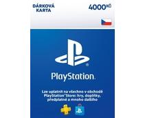 Obrázek k produktu: SONY PlayStation Store - Kredit 4000 Kč - CZ Digital