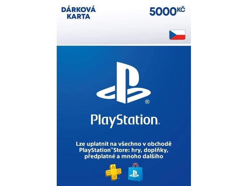 Dobíjecí karta SONY PlayStation Store - Kredit 5000 Kč - CZ Digital