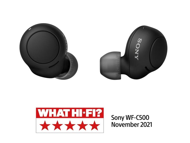 Bezdrátová sluchátka SONY True Wireless WF-C500, černá (black)