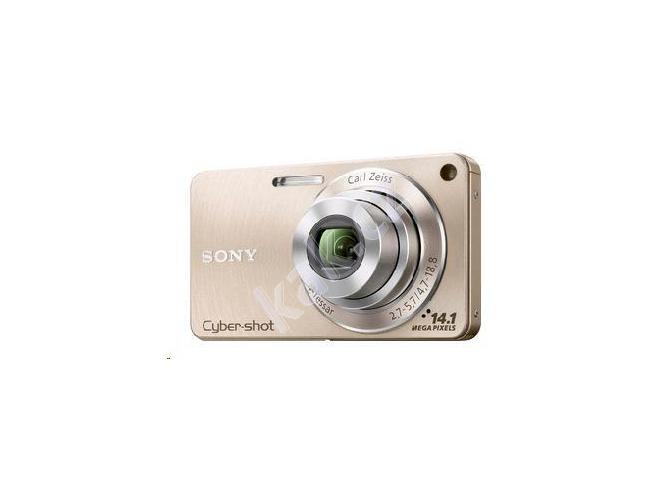 Digitální fotoaparát SONY  Cyber-Shot DSC-W350N, zlatý (gold)