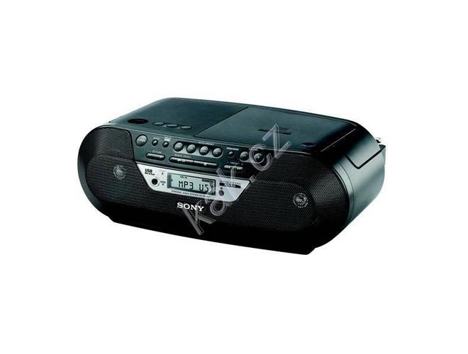Rádiopřijímač SONY  ZS-RS09CP, černý (black)