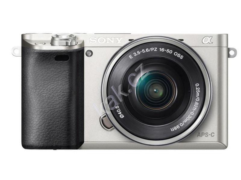 Digitální fotoaparát SONY A6000L + 16-50mm objektiv, stříbrný (silver)