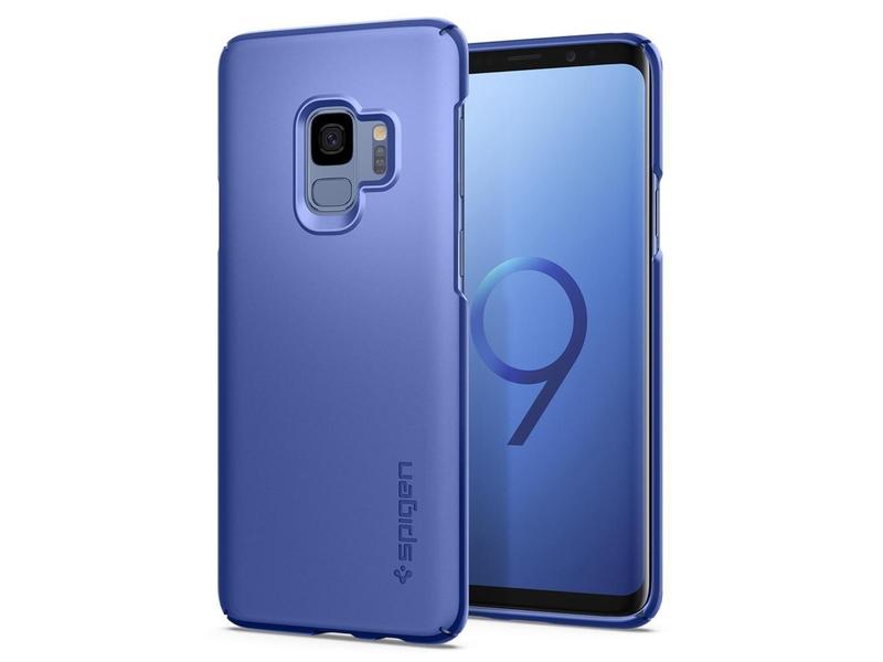 Pouzdro pro Samsung SPIGEN Thin Fit PRO SAMSUNG GALAXY S9, modrý (blue)