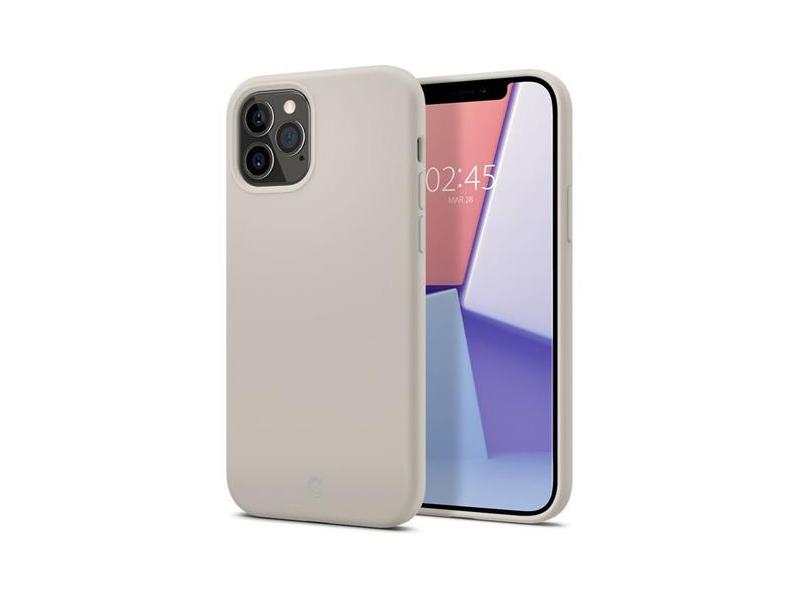 Kryt SPIGEN Silicone pro iPhone 12/12 Pro - Stone