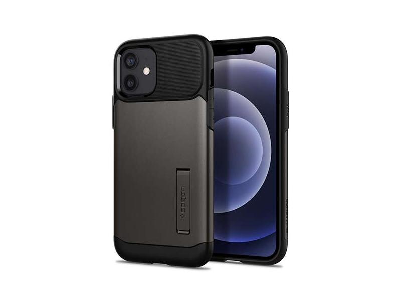 Kryt SPIGEN Slim Armor pro iPhone 12/12 Pro - Gunmetal