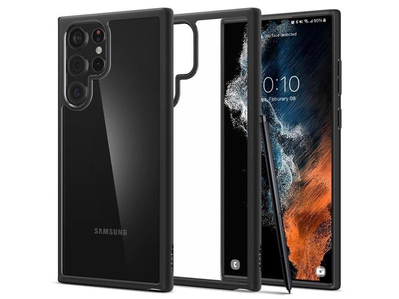 Pouzdro pro Samsung SPIGEN Spigen Ultra Hybrid pro Samsung Galaxy S22 ultra matně černý