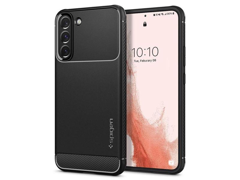 Pouzdro pro Samsung SPIGEN Spigen Rugged Armor pro Samsung Galaxy S22 černý