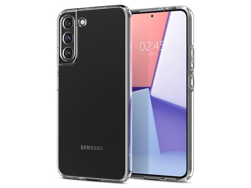 Pouzdro pro Samsung SPIGEN Spigen Liquid Crystal pro Samsung Galaxy S22 Plus transparentní