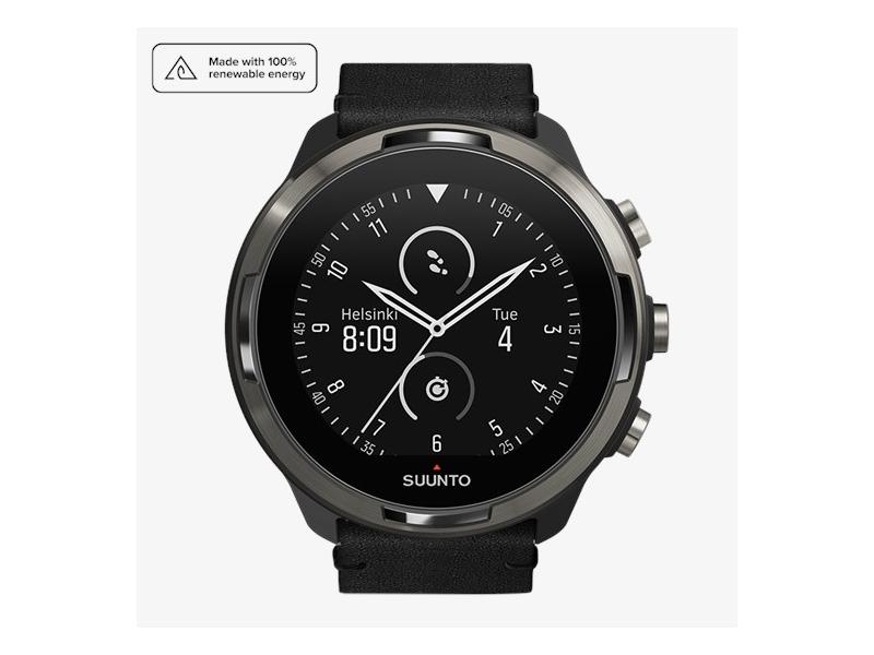 Chytré hodinky SUUNTO 9 Baro - Titanium Leather