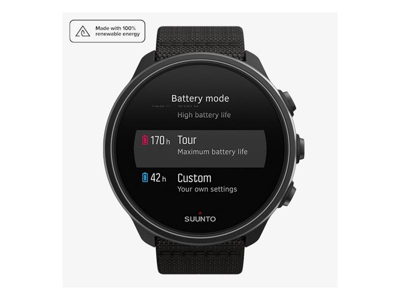 Chytré hodinky SUUNTO 9 Baro - Charcoal Black Titanium