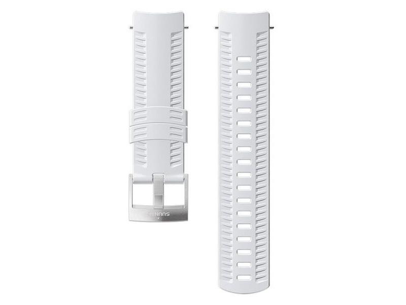 Řemínek SUUNTO silikonový velikost M - white/steel