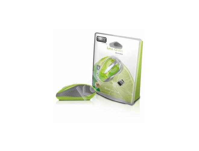 Bezdrátová myš SWEEX  Lime Green, zelená (green)