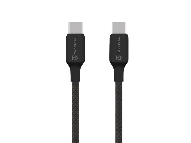 USB kabel TACTICAL Stitch Thread Cable USB-C/USB-C 0.3m Black