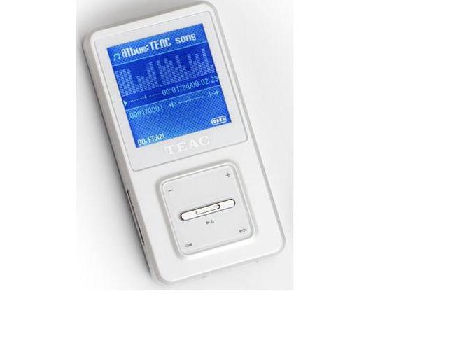 Přenosný přehrávač TEAC  MP-375SD FM 4GB, bílý (white)