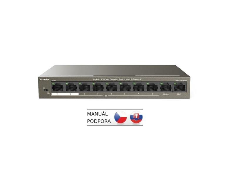 Switch TENDA TEF1110P-8-63W PoE AT switch