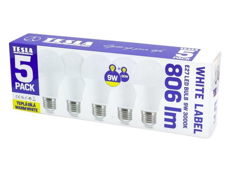 LED žárovka TESLA BL271030-5PACK